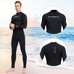 NWT Dive & Sail Full Body Dive Skin L – Rash Guard UPF 50+ Surf, Snorkel, Swim